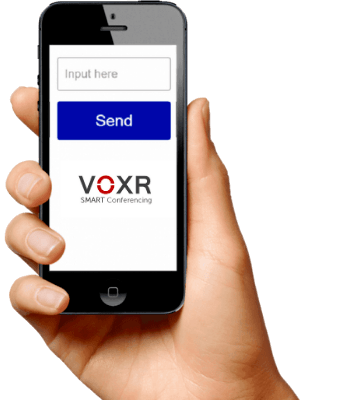 VOXR SMM - auf den Handys der Teilnehmer